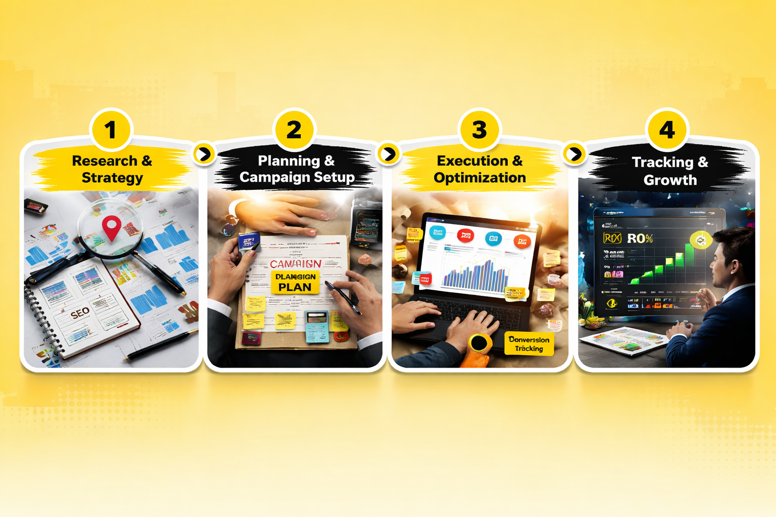 process of traffictrend best digital marketing agency in siwan